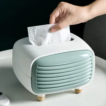 

Tissue Box Crea-tive Tissue Box Bedroom Living Room Coffee Table Storage Tray Simple Cute ins Bookbox Fashion Home Gift