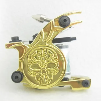 

One Top Tattoo Machine Gun For Kit Power Set Tattoo Tools Supply 10 Wrap Coils FSM12