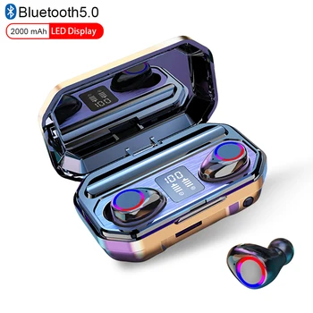 

Wireless Bluetooth Headphones Earphone Touch Control Sports Waterproof Earphone Headsets with Microphone Music Earbuds For Phone