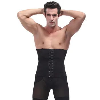 

New 2020 Men's Bodywear Belly Abdominal Elastic Corset Men Shapers Musle Practice Support