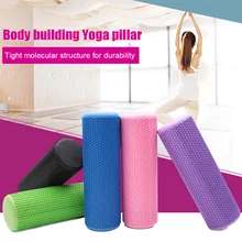 45 см Йога блок и ролик EVA фитнес тренировка пена ролик массаж Пилатес упражнения для тела тренажерный зал с триггерными точками ALS88