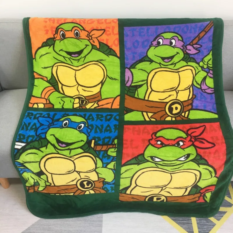 

Super Soft Warm Ninja Turtles Plush Throw Blanket for Children Boys Girls Christmas Gift 100x120cm