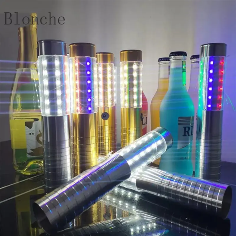 

Novelty LED Bar Lamp with Charger KTV Flash Stick Atmosphere Foreign Wine Decoration Champagne Glow Stick Neon Signs 1/pcs