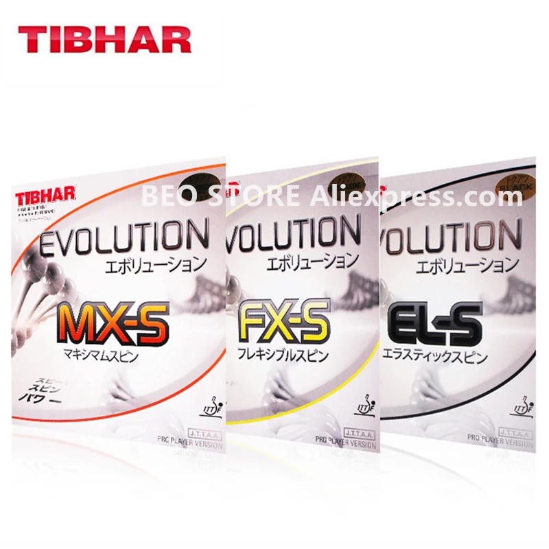 TIBHAR EVOLUTION MX S FX EL Pimples in с губкой резиновая настольная теннисная ракетка для пинг