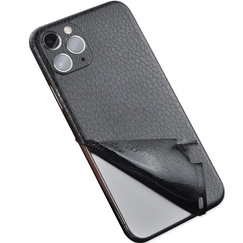 Новая кожаная наклейка для iPhone 11 Pro Max тонкая защитная пленка из углеродного
