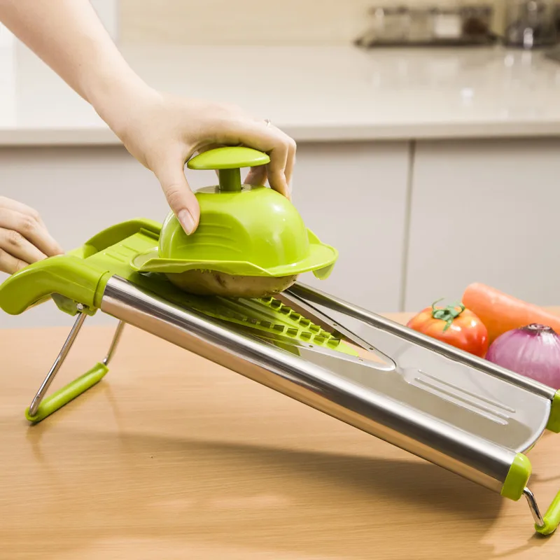 TTLIFE Manual Mandoline Slicer Multi-function Vegetable Cutter Set with 5 Blade Potato Carrot Cutter Peeler Vegetable Salad Tool TTLIFE Manual Mandoline Slicer Multi-function Vegetable Cutter Set with 5 Blade Potato Carrot Cutter Peeler Vegetable Salad Tool