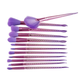 

12PCS Make Up Foundation Eyebrow Eyeliner Blush Cosmetic Concealer Brushes Concealer Brushes Eyeliner Brush Applicator Tool Make