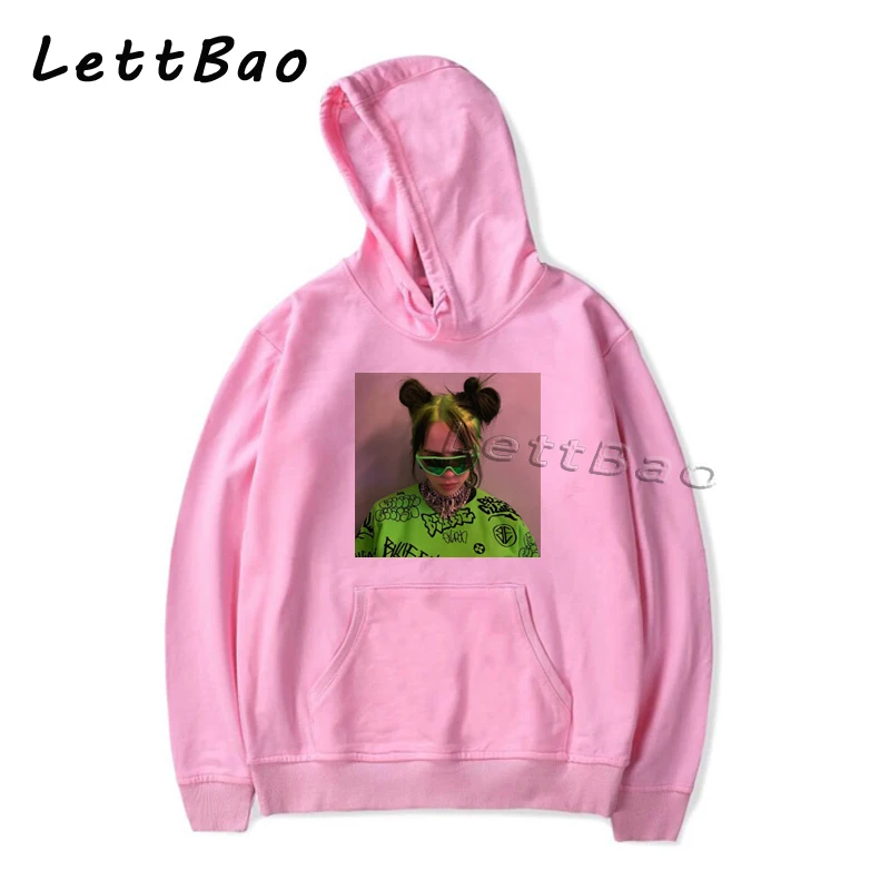 666 Billie Eilish толстовки Готическая уличная толстовка женская Bluzy Damskie Корейская толстовка Harajuku негабаритная Женская одежда в стиле хип-хоп - Цвет: 666