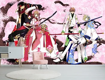 

[Self-Adhesive] 3D Tsubasa Reservoir Chronicle 648 Japan Anime Wall Paper mural Wall Print Decal Wall Murals Belly