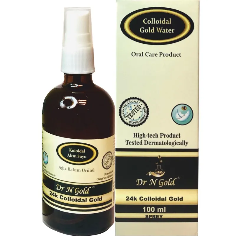 Коллоидная Золотая Вода Dr N Gold Ormus King Water для напитков используется ухода за кожей