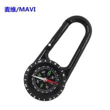 Профессиональное производство DC40T мульти-металлическая вешалка карабин с компасом цинковый сплав с ke du quan открытый подарок