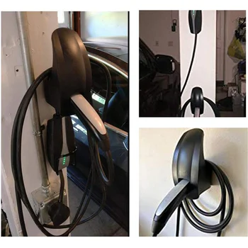 

Auto Charging Cable Organizer Wall Mount Charger Connector Cable Bracket Charger Holder Adapter for Tesla Model 3 Model X / S