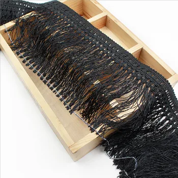 

Short Fringe Tassel Crochet Lace Trims Latin Fringe 25 Yds/Lot Bright Colored Trimming Dance Dress Appliques Trims 12cm Long