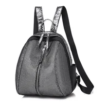 Рюкзак с перекрещивающимися границами, новинка года, СТИЛЬНЫЙ средний рюкзак для школьников и студентов, сетчатая школьная сумка с блестками, уличная Водонепроницаемая дорожная сумка Ba