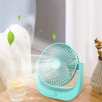 

Macaron Small Fan Desktop USB Household Electric Fan Gear Shift Table Fan