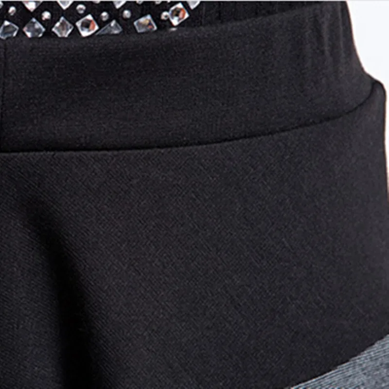 pantalones mujer большие брюки толстые зимние новые штаны-шаровары женские штаны индивидуального свободного размера плюс женская одежда