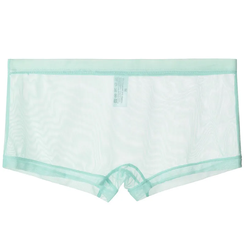 Mens Underwear Seamless Panties Men Sexy Ultra-thin Mesh Transparent Underpants Comfortable Breathable Underwear Man Boxer 3