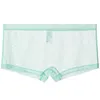 Mens Underwear Seamless Panties Men Sexy Ultra-thin Mesh Transparent Underpants Comfortable Breathable Underwear Man Boxer 3