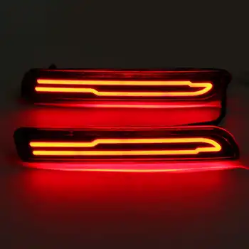 

New 2x LED Rear Bumper Reflector Fog Light for Suzuki SX4 2007 2008 2009 2010 2011 - 2018 Car Tail Brake Drive Lamp 2 Function