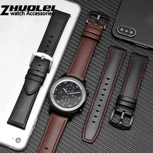 22 мм кожаный браслет для huawei Watch GT magic watch 2pro Смарт-часы в деловом стиле Замена 2 в 1 кожаный силиконовый ремешок