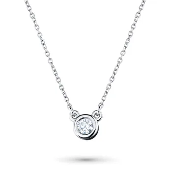 

Necklace made of white gold with diamond e0901kl06168800