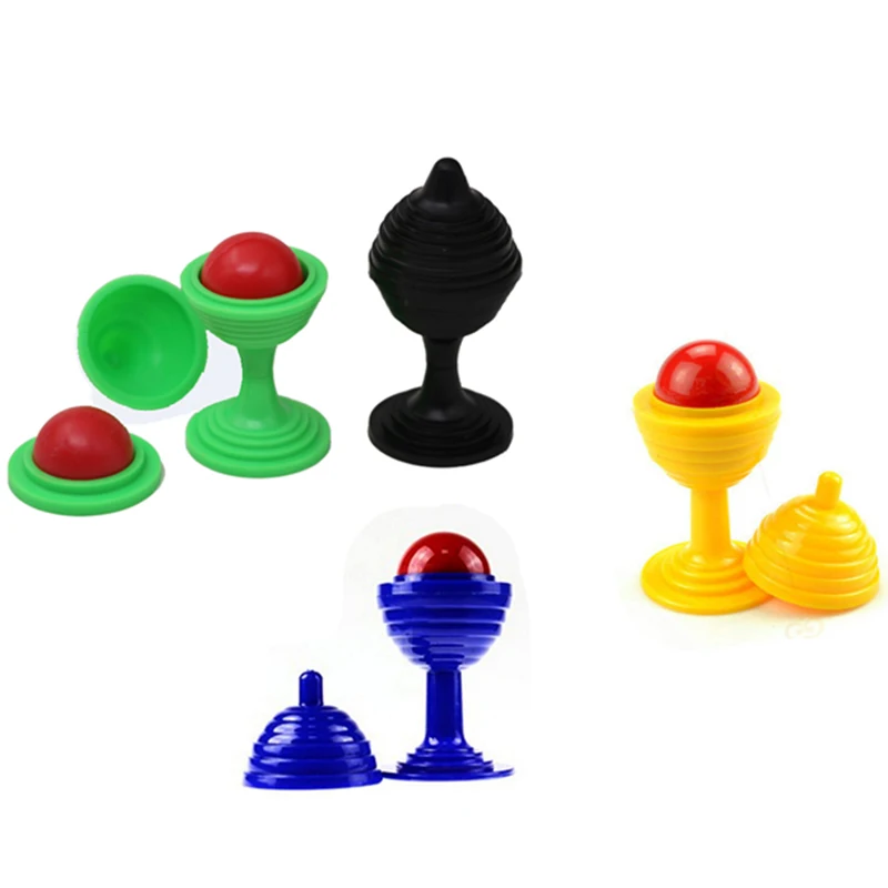1 Set Trick Toy Ball And Vase Set Close Up Props Tricks Disappearing Ball Vase Toy For Kids Gift Random Color 6
