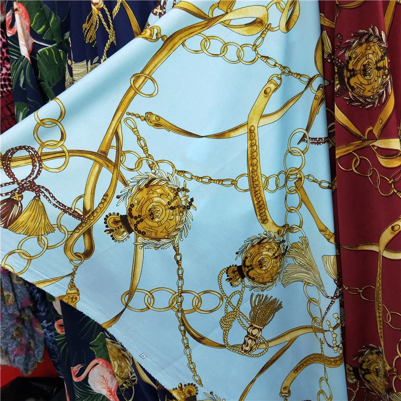 Antique Heavy Designer Silk Fabric versace 