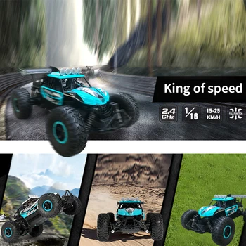 

Anti Slip Crawler RC Car Kids Outdoor Gift USB Rechargeable PVC Anti-collision Toy 2.4G 2WD Racing