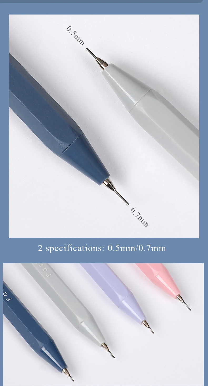 JIANWU 6pcs/set Creative cute morandi Simple small fresh gel pen kawaii Quick drying Cap neutral pen journal supplies Stationery