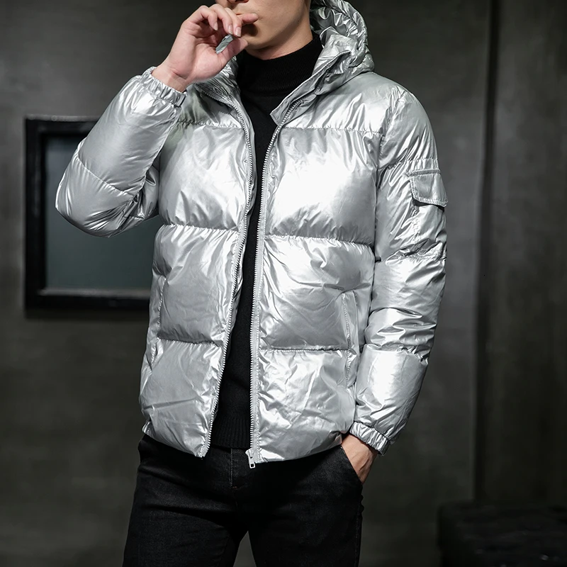 Корейская модная мужская одежда 5XL мужские куртки Утепленные зимние куртки Мужская парка верхняя одежда с капюшоном хлопковая стеганая куртка