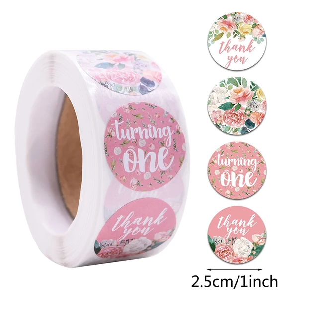 Gift Sealing Stickers 500pcs Thank You Love Design Diary Scrapbooking Stickers Festival Birthday Party Gift Decorations Labels C23