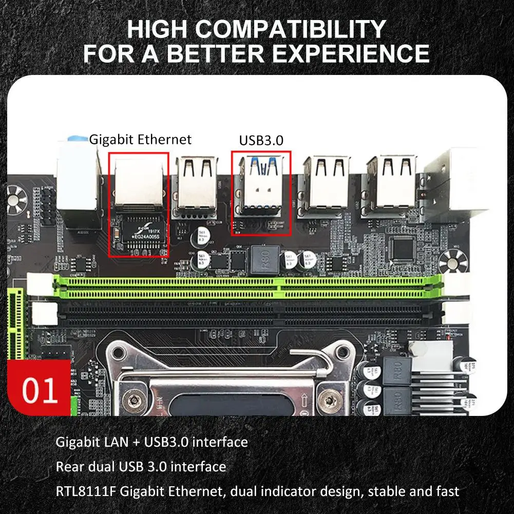 Для IntelX79H H91 B85 H81 LGA 2011 материнская плата Micro ATX 4 DDR3 1333 1600 1866 REG ECC RECC USB 3 0 SATA Xeon X79 LGA2011