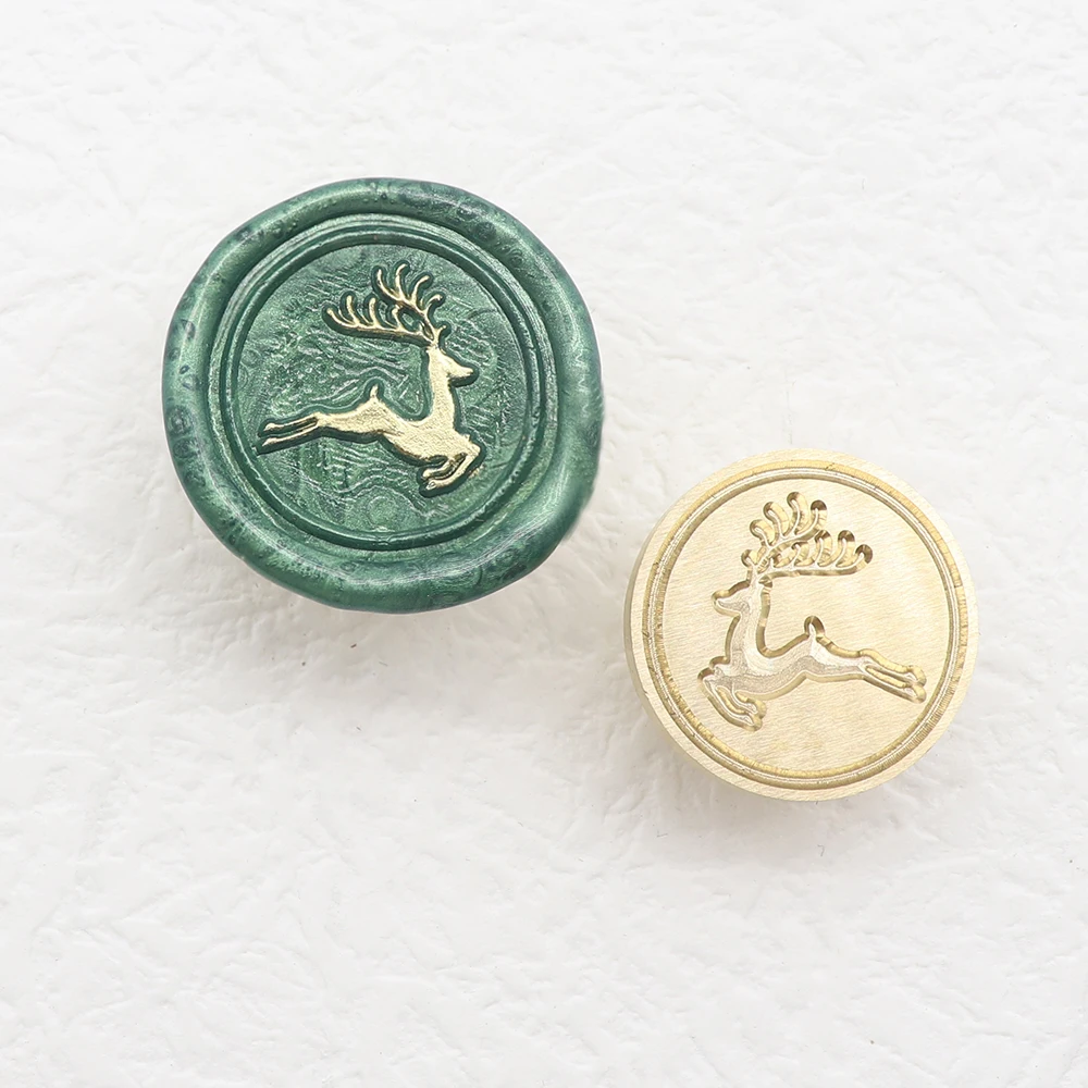 Christmas Wax Seal Stamps Retro Vintage Sealing Stamp Head For Festival Gift Wrapping Cards Scrapbooking stamps for cardmaking and scrapbooking Scrapbooking & Stamps
