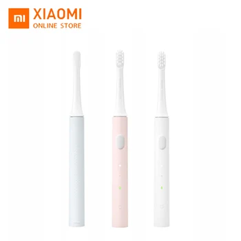 

Original Xiaomi Mijia Sonic Electric Toothbrush T100 USB Rechargeable Waterproof With Zone Reminder Function Family Oral Care