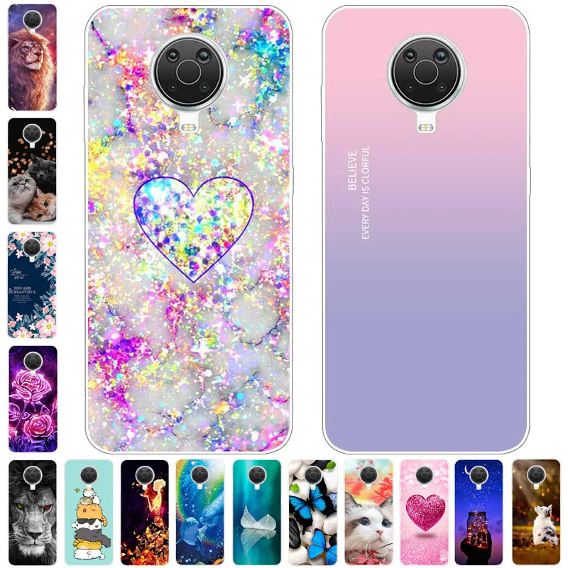 For Nokia G20 G10 Case C20 Soft Silicone Landscape Slim TPU Phone Cover For Nokia G30 Cases Capa For NokiaG20 G 20 Funda Cute phone purse