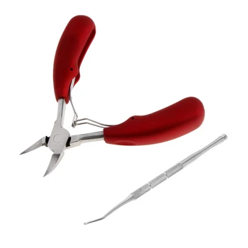 

Toenail Nipper Nail Lifter Thick Ingrown Clipper Trimmer Kit Stainless Steel