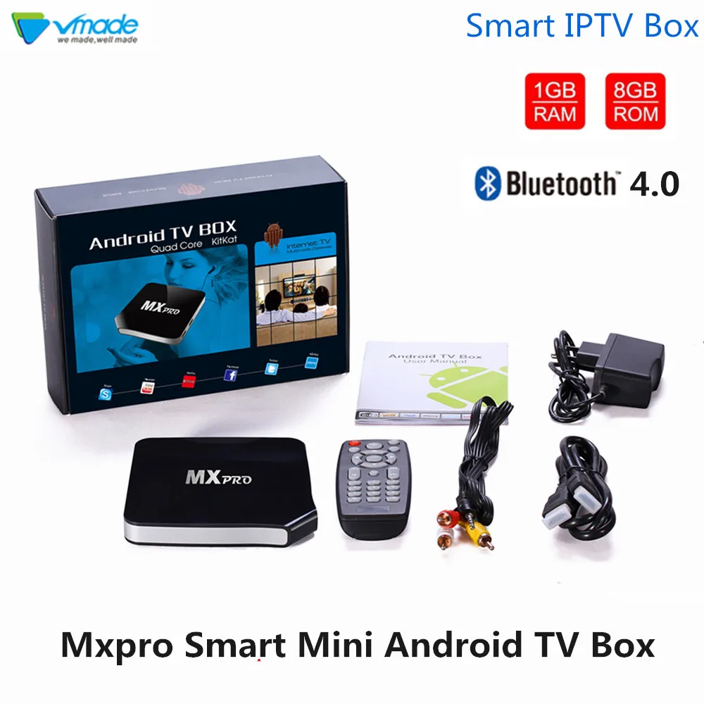 Mxpro Android 6,0 ТВ приставка 1 ГБ 8 ГБ HD 4 к H.265 Amlogic S905X четырехъядерный Смарт ТВ приставка Поддержка Google Netflix Youtube IP tv приставка
