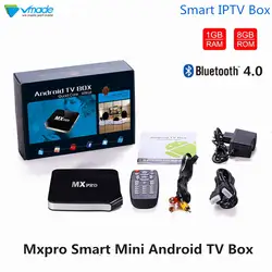 Mxpro Android 6,0 tv Box 1 ГБ 8 ГБ HD 4K H.265 Amlogic S905X четырехъядерный смарт-поддержка ТВ-коробок Google Netflix Youtube IP tv Box