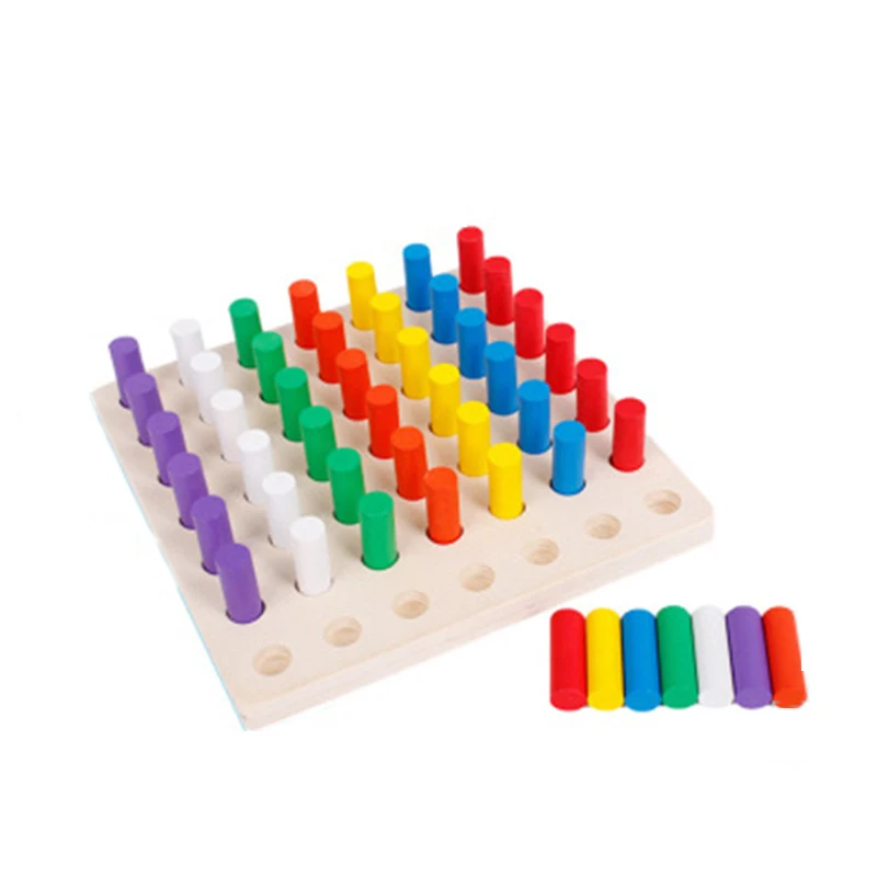  Training Wooden Children Baby Kindergarten Educational Toy Material Sensorial Colored Wooden Sticks - 4000469885839