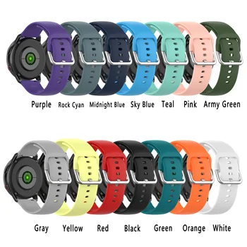 

Water Washable Silicone Bands For Samsung Active2 / Active R500 Smartwatch Light Sports Men Women Breathable Quick Rlease Strap
