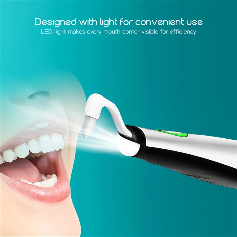 Electric Dental Cleaning Scaler Tooth Odontologia Tool Dental Tool Ultrasonic Tooth Stain Eraser Plaque Remover Teeth Whitening