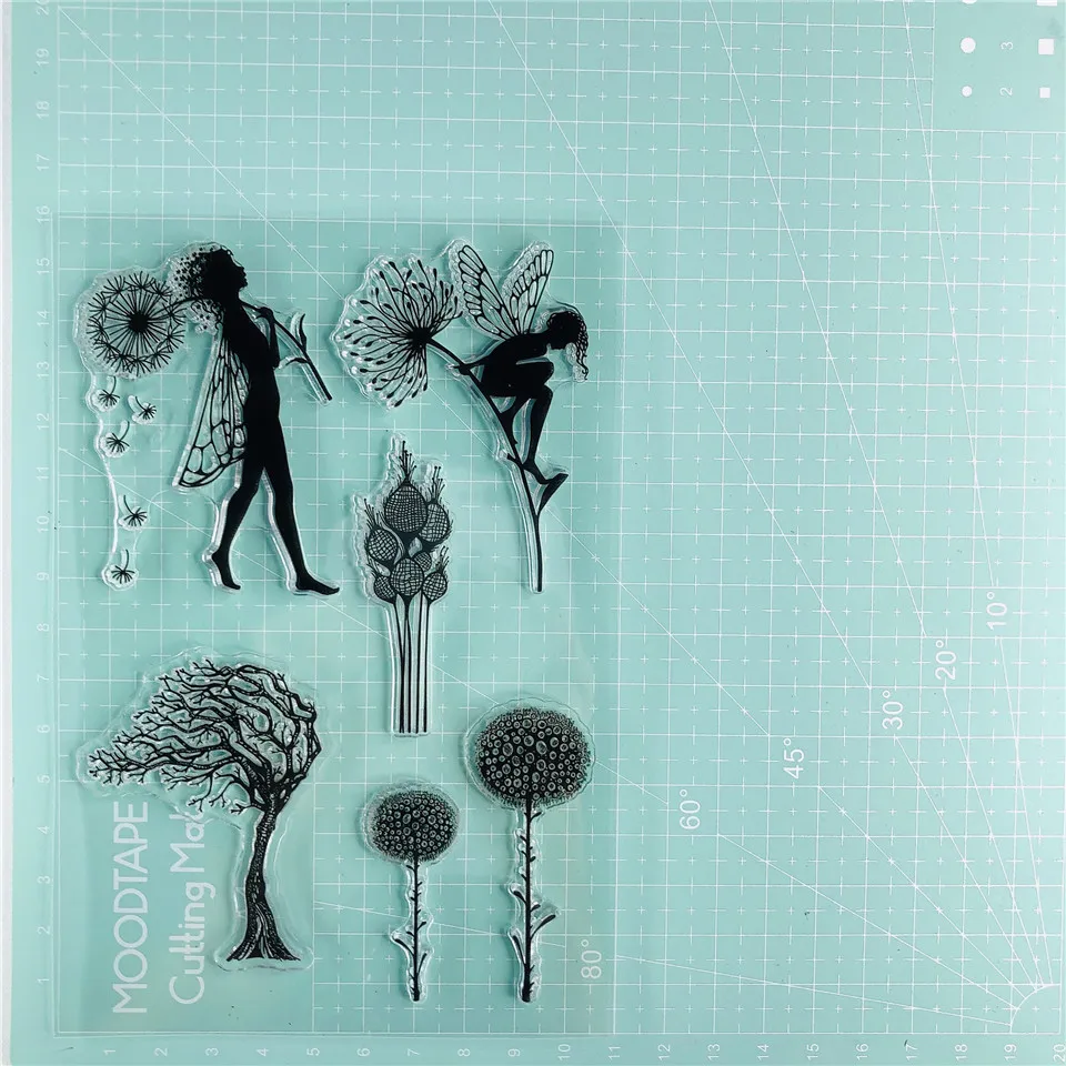 11*16 Spirit Tree Group прозрачный силиконовый штамп для DIY скрапбукинга фотоальбом Декоративные прозрачные штампы лист