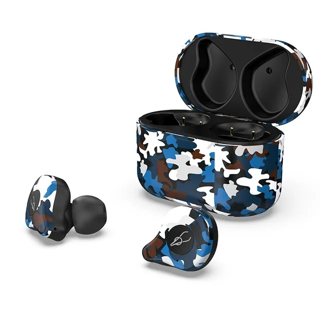 E12 Caribbean Оригинальные беспроводные bluetooth-наушники Sabbat E12 Ultra apxt TWS, Hi-Fi, шумоизоляция, наушники-вкладыши, Спортивная гарнитура, Беспроводная зарядка, PK - Цвет: E12 Caribbean
