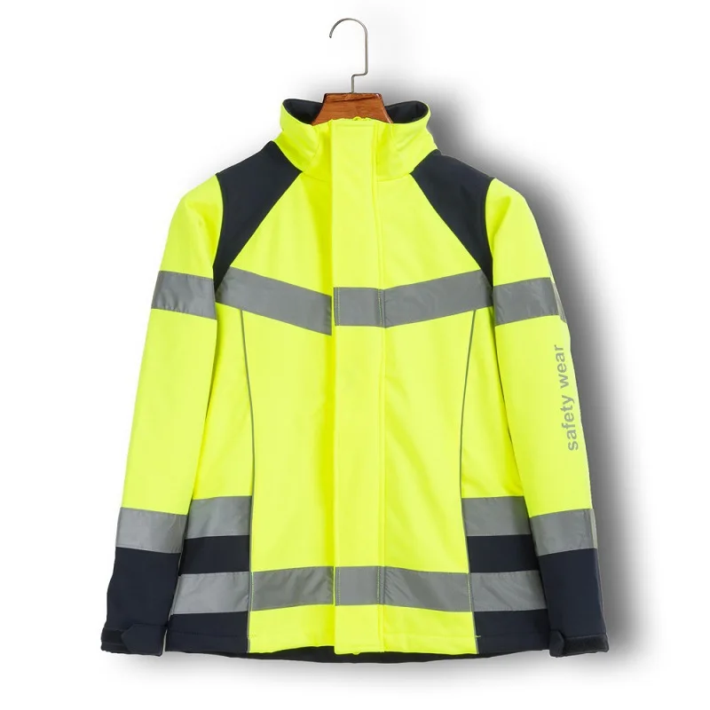 

Outdoor Safe Reflective Work Clothes Clothing Protection on Duty Security Staff Coat Waterproof And Breathable Workwear Safe Ser