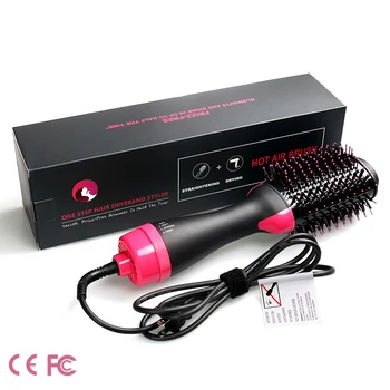 

Hair Dryer Brush 4 In 1 Multifunction Negative Ion Electric Hair Dryer And Volumizer Hair Straightener Curler Styling Tools