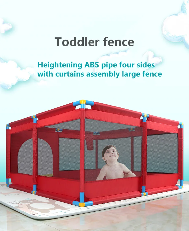 Быстрая! Детский ткацкий игровой забор, коврик для ползания в помещении, забор для малышей, забор для детей, увеличенный игровой забор