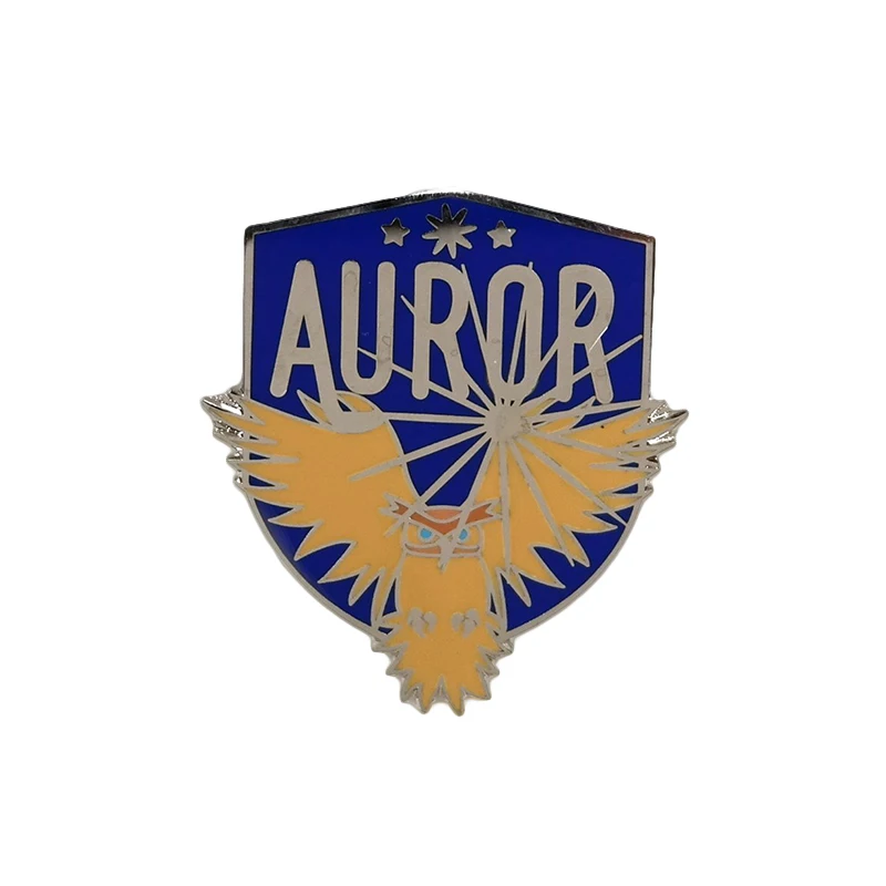 Auror Эмаль Булавка с желтой совой брошка мультфильм для нагрудного пальто шарф свитер значок