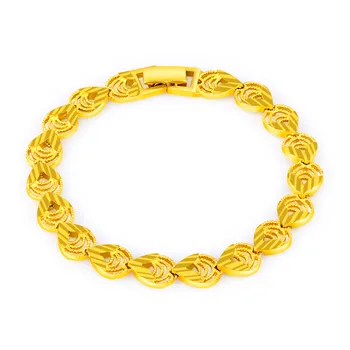 

24k Yellow Gold Plated Bracelet Classic New Bracelet Fashion Jewelry