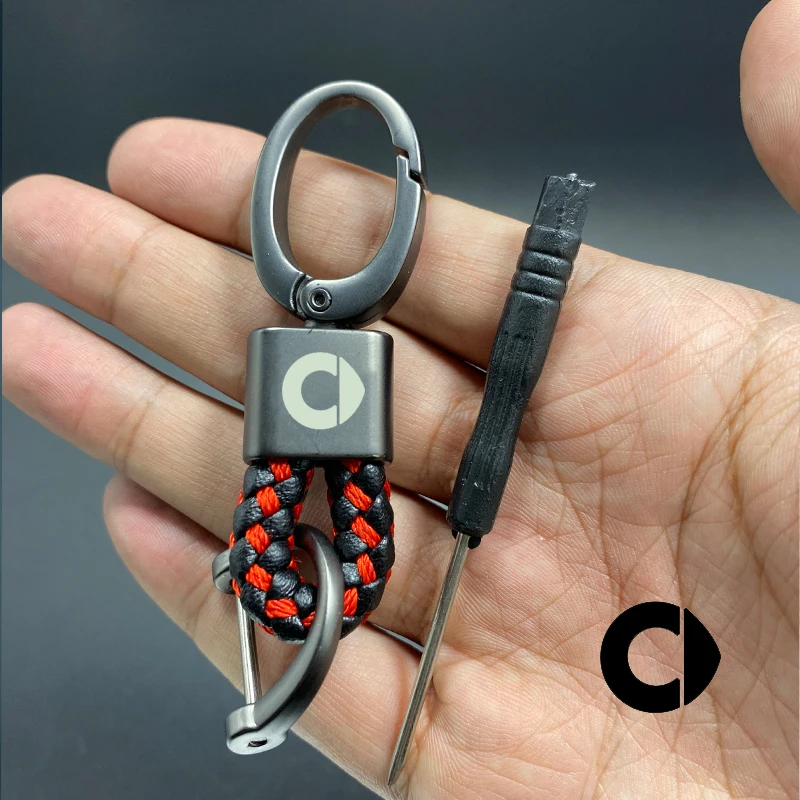 

Big Head Car Keychain Motorcycle Keychain Key Ring Rope Decoratione Keychain for Smart 451 453 Fortwo Forfour Auto Accessories