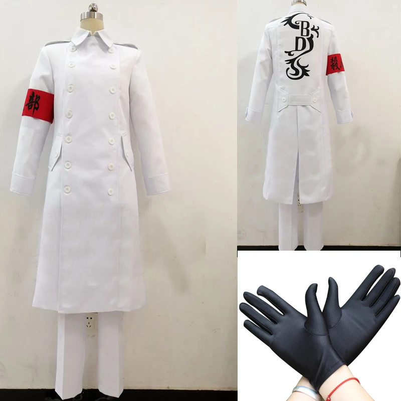 

Anime Revengers Costume Sano Manjirou Cosplay Uniform Hanagaki Takemichi Balck Full Set Custom Halloween Adult